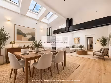notre dame  duplex esprit loft de 110m² avec 4ch