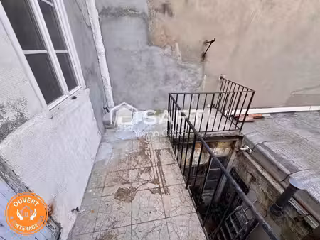 appartement t1 bis 28 m2 à rénover centre ville avec balcon