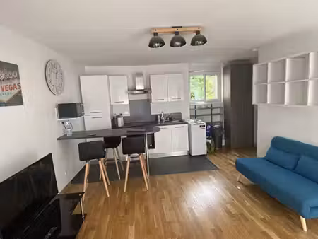 studio meublé - 28m² avec jardin