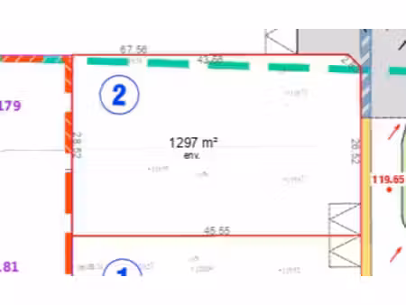 vente terrain pargny-lès-reims 51390 1297m²