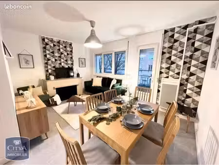 appartement t4 meublé 73 m² avec balcon et terrasse – maubeuge