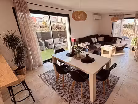 villa neuve meublee 3 chs clim jardin/terrasse