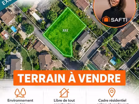 terrain viabilisé de 841 m² – au calme à ueberstrass