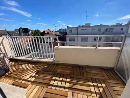 2 pièces- 2 balcons-neudorf