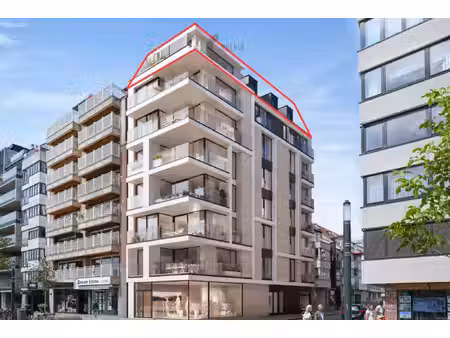 uitzonderlijke nieuwbouw penthouse met zonneterras en prachtige zichten in knokke-heist