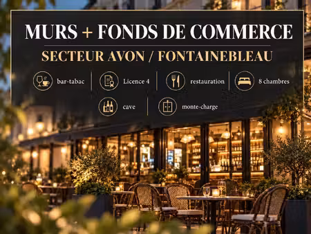 bar-tabac – restauration – secteur fontainebleau/avon