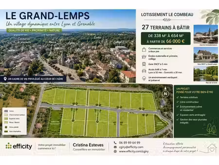 terrain - 655 m²