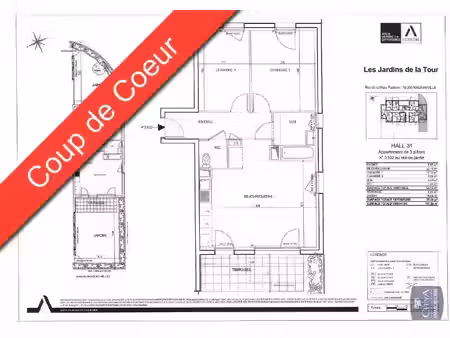 appartement à louer 3 pièces 60.12 m² - magnanville (78) - 959€