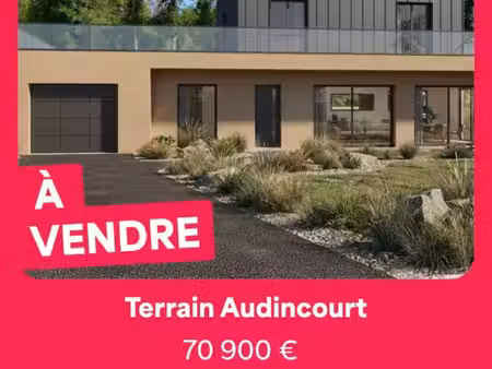 achat terrain 868m² audincourt 25400
