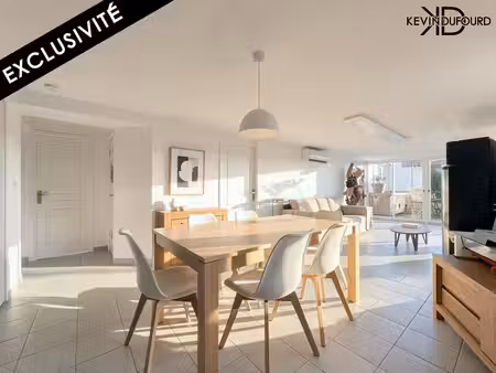appartement 110 m² + place de parking + cave à vals les bains