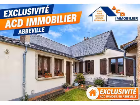 achat maison 3 pièces 62m² nouvion 80860