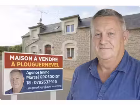maison plein centre ville de plouguernevel (22110) aucun travaux