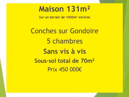 achat maison 7 pièces 131m² conches sur gondoire 77600