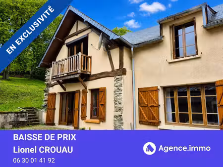 maison + garage + jardin-mitoyenne d'1 côté-