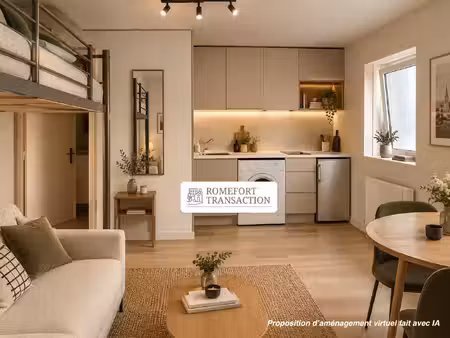 achat appartement 1 pièce 20m² nantes 44100