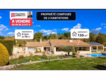 achat maison 8 pièces 220m² montauroux 83440