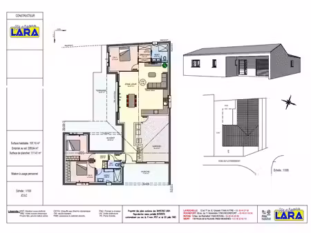 vente maison neuf 4 pièces 107m2 saint-rogatien - 394600 € - surface privée