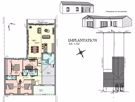 vente maison neuf 5 pièces 128m2 sainte-soulle - 421800 € - surface privée