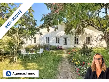 maison avec grand terrain + dépendance