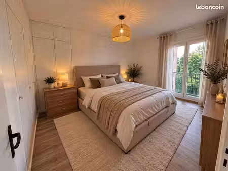 appartement t3 63m2 + balcon + cave