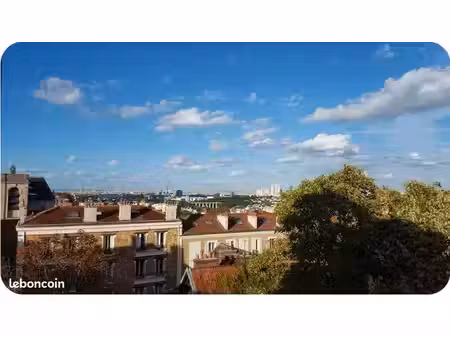 2 pièces meublé 45 m² – vue tour eiffel – rer c 5 min – meudon
