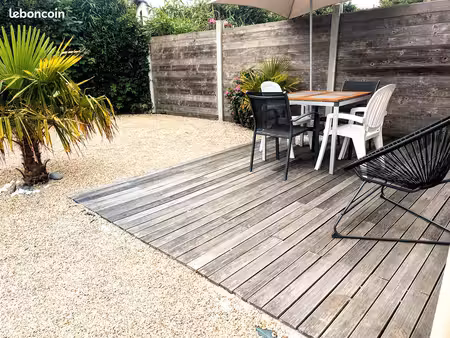 petite maison 800m plage de trestraou. jardin clos
