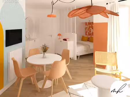 studio 2min du rer- immeuble neuf + parking privé