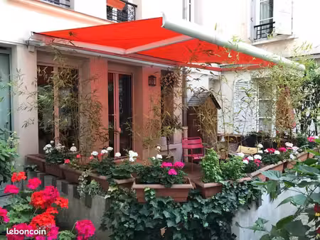 3 pièces terrasse - paris 17 epinettes 2 ch. 45m²