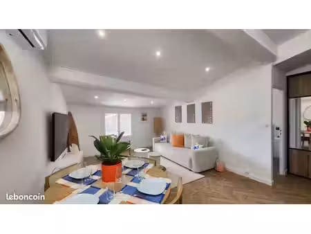 t3 50 m² meublé rénové – port de la ciotat – 2 chambres – oct./juin