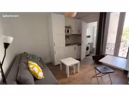 ce studio meublé de 21 m²