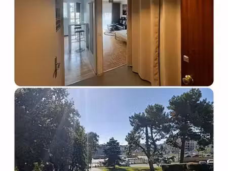t1 bis meublé 32m2 balcon sud résidence et parking clôturé