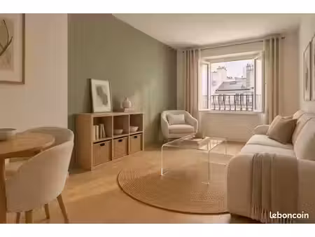studio 25m2 porte saint-martin