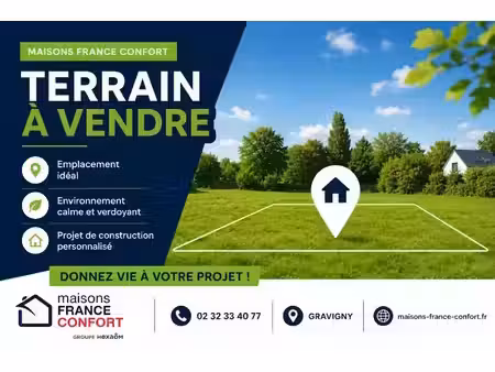 vente terrain 705 m² à manneville-sur-risle (27500)  51 900 €
