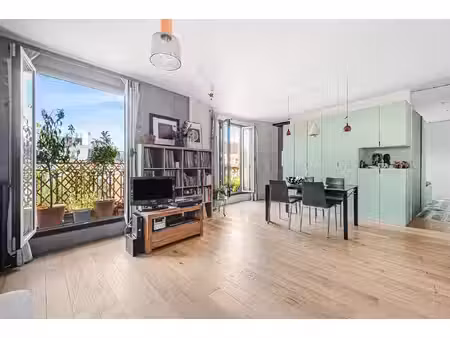 paris 20 gambetta 2 pièces 53 m2 ponderes cave gardien ascenseur balcons