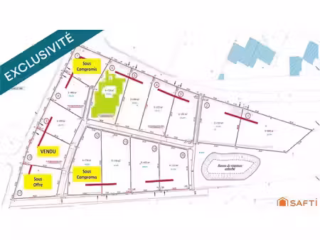 vente terrain à batir 729 m² à le puy-en-velay (43000)  67 900 €