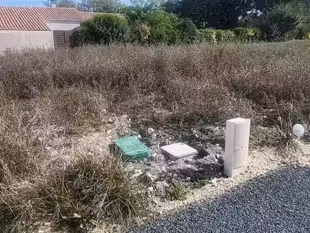 vente terrain 312 m² à médis (17600)  74 000 €