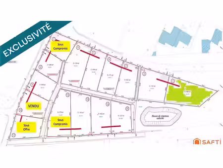 vente terrain à batir 866 m² à le puy-en-velay (43000)  75 900 €