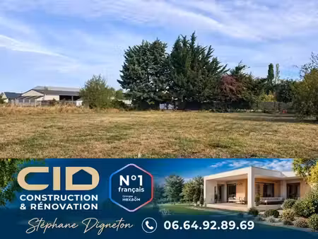 vente terrain 1184 m² à saint-branchs (37320)  89 000 €