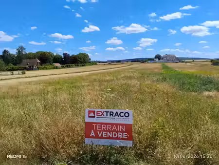 vente terrain 1055 m² à criquebeuf-sur-seine (27340)  92 000 €