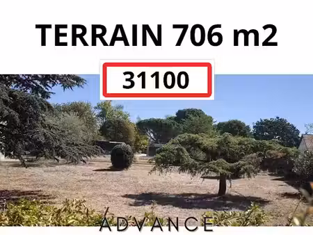 vente terrain à batir 706 m² à toulouse (31000)  169 900 €