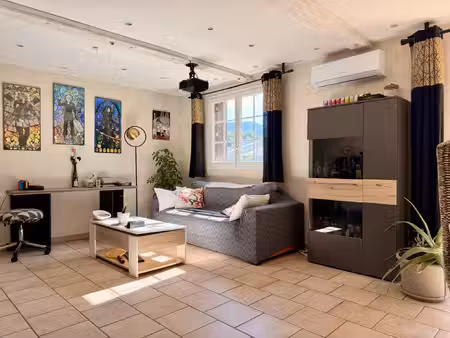pointe de contes - beau 3 pièces de 80m2 - terrasse et jardi