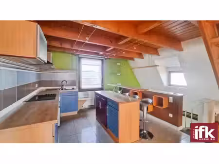 logelbach; appartement duplex  4 pièces  jardin et parking