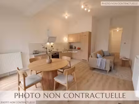 superbe t3 neuf meublé en rdc de 65 30 m² avec jardin & parkin