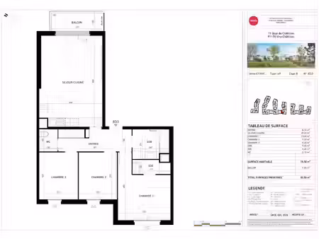 location appartement 4 pièces 79 m² à viry-chatillon (91170)  1 324 €