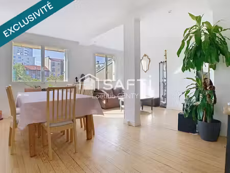 colombes centre - 70 m² - dernier étage - jardin