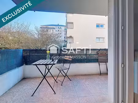 2 pièces avec balcon  cave  garage