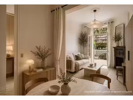 exclusivite- custine - lamarck caulaincourt - 45 m2 - terrasse 20 m2