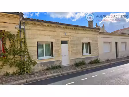 acheter une belle échoppe rénovée sur bordeaux avec 2 chambre