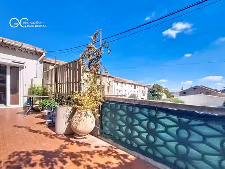 cessenon-sur-orb – belle maison de village avec immense garage