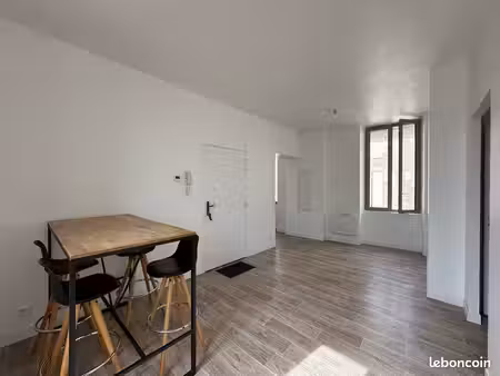 appartement meublé t3 - petit immeuble - rénové